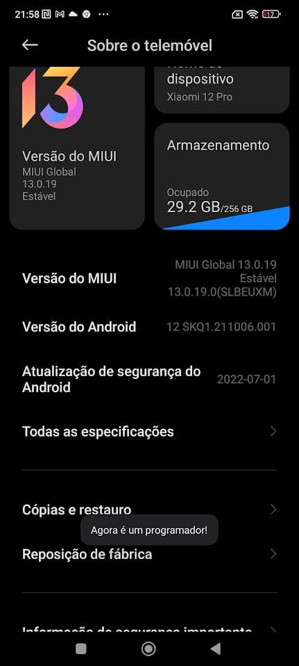 Xiaomi smartphone mais rápido