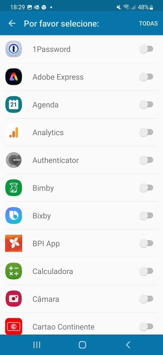 instalar ilha dinâmica Android