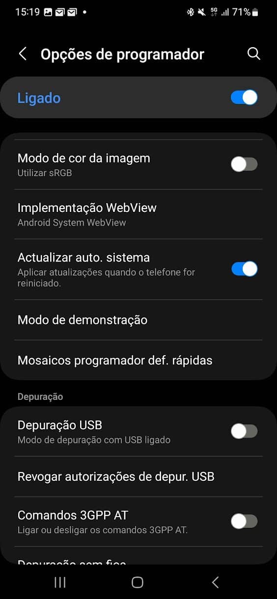 Smartphone ecrã chamadas