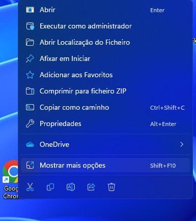 ecrã preto no Chrome