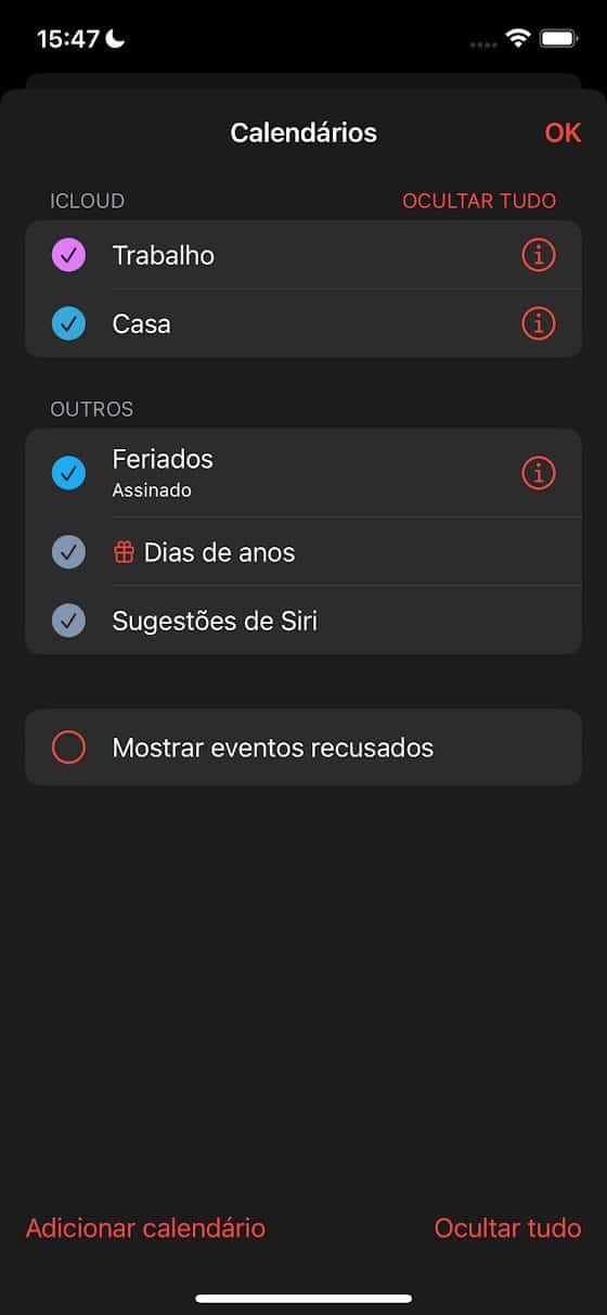 remover vírus calendário iphone