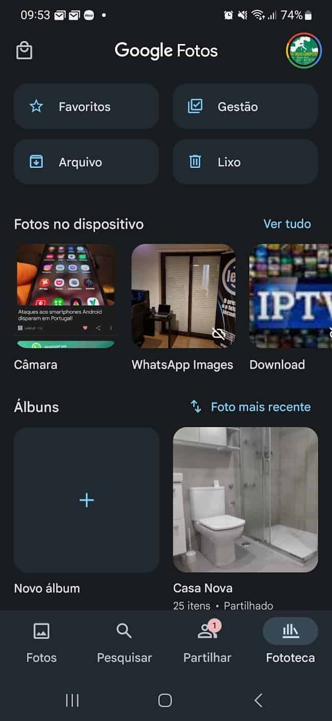 Como importar fotografias e vídeos para o Google Fotos