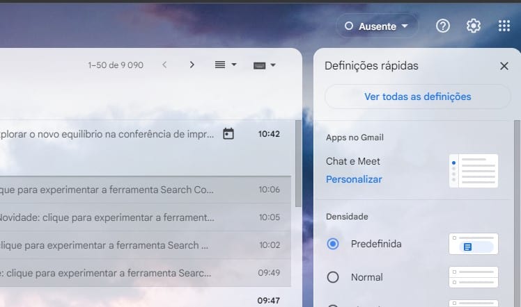 alteração que tem de fazer no Gmail agora