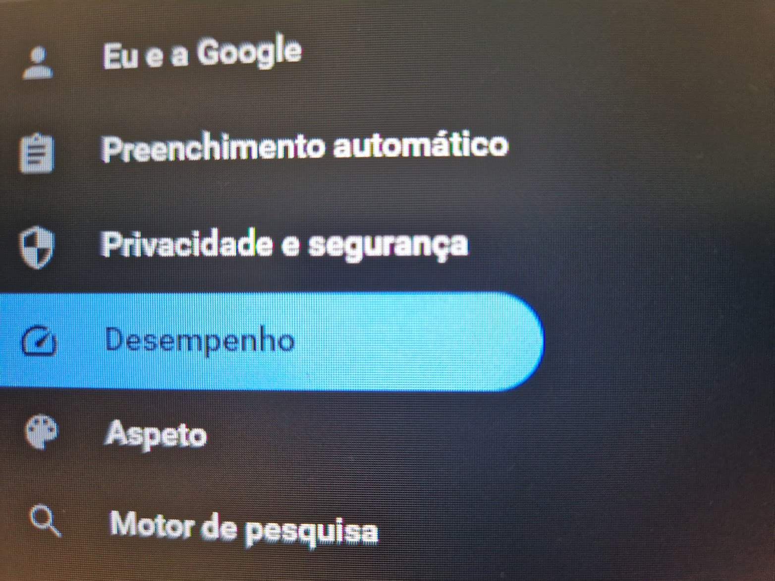 Google Chrome mais desempenho