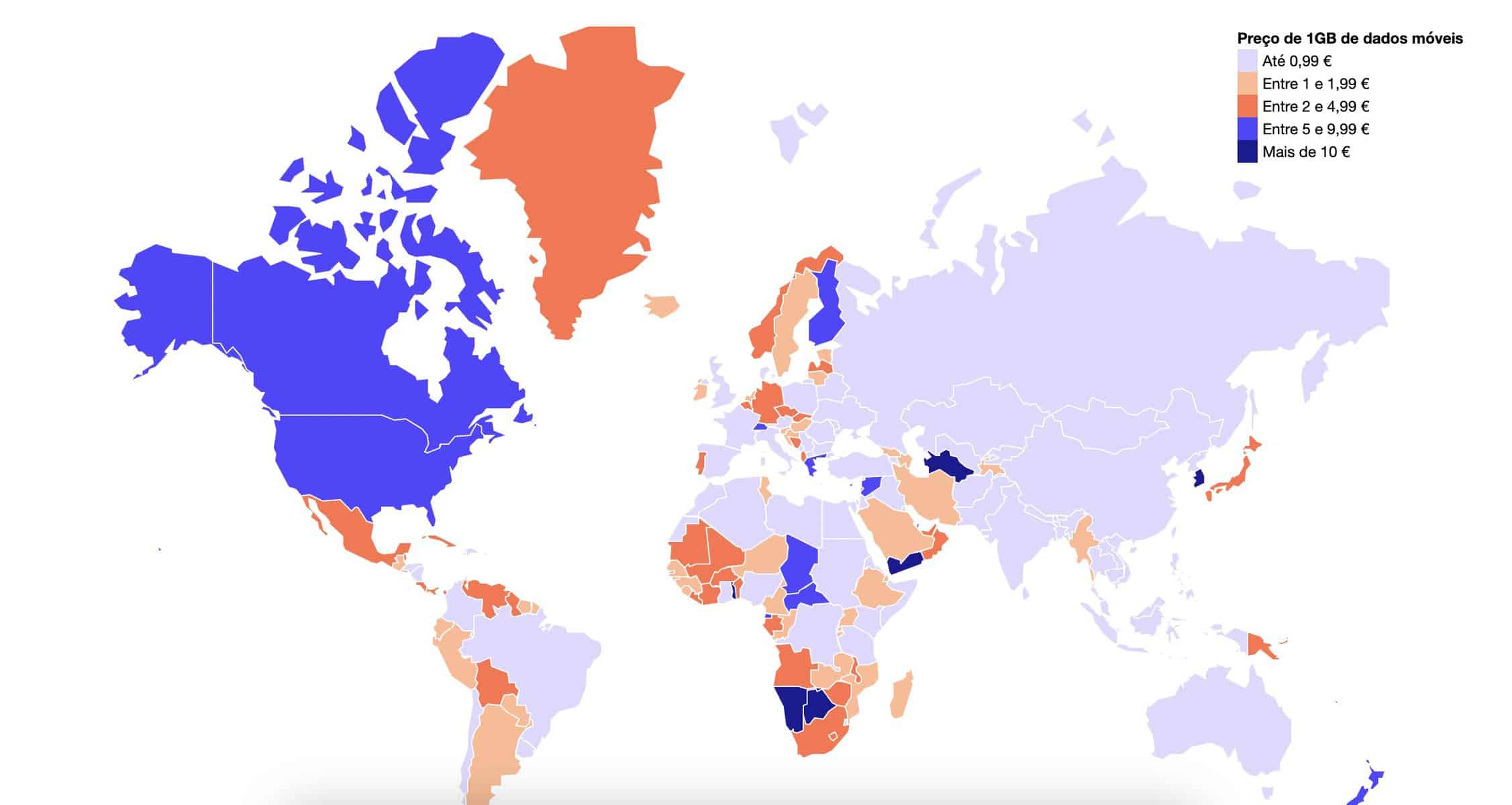 Portugal: é uma loucura o que pagamos por cada GB!