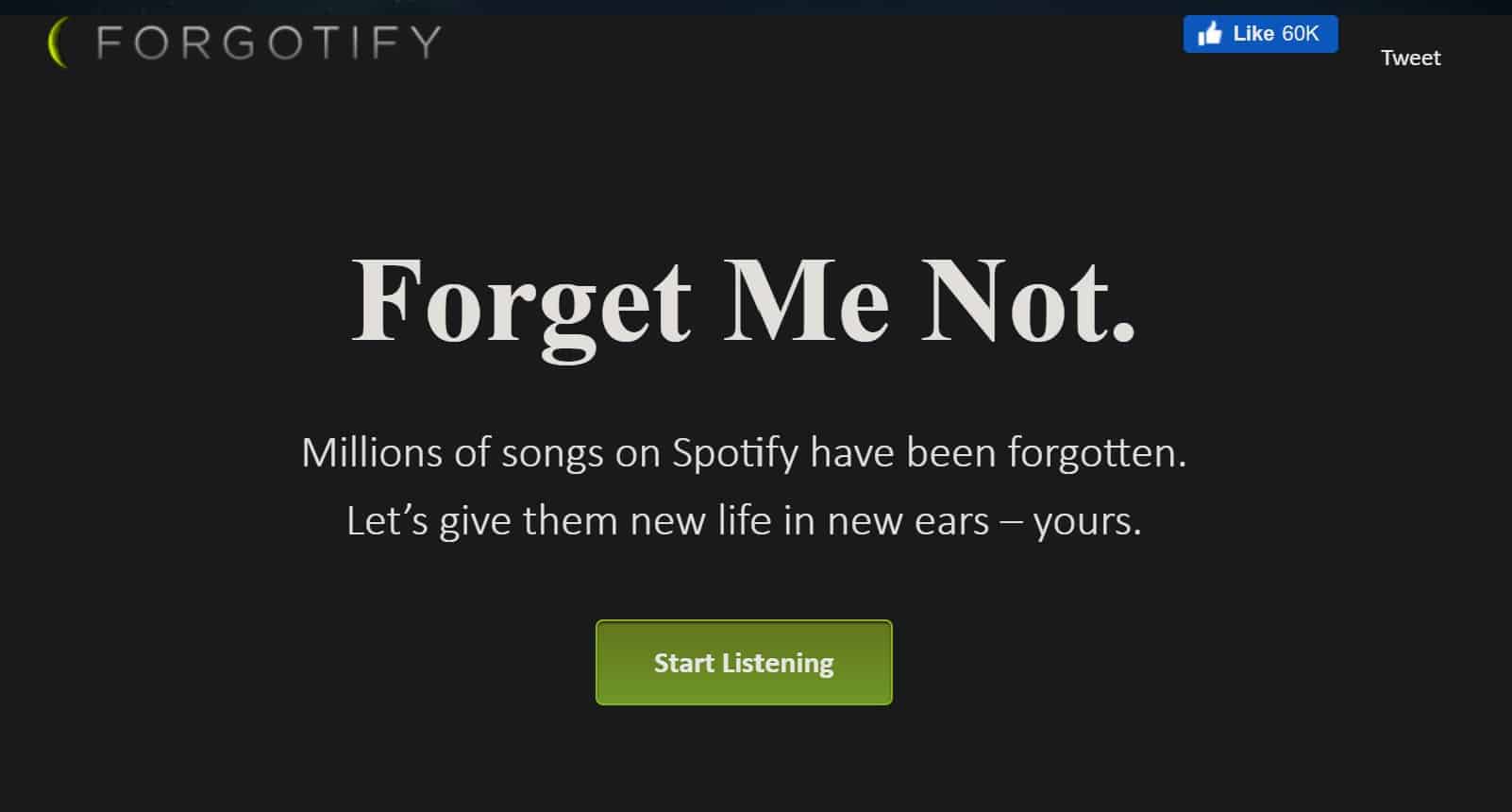 Spotify, Forgitify