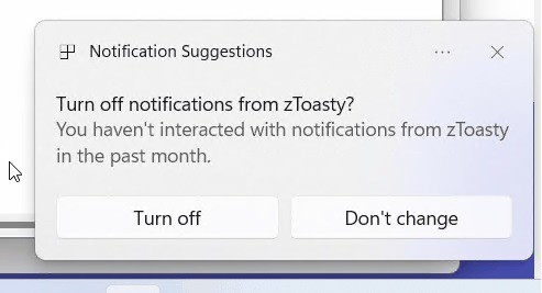 notificações do Windows 11