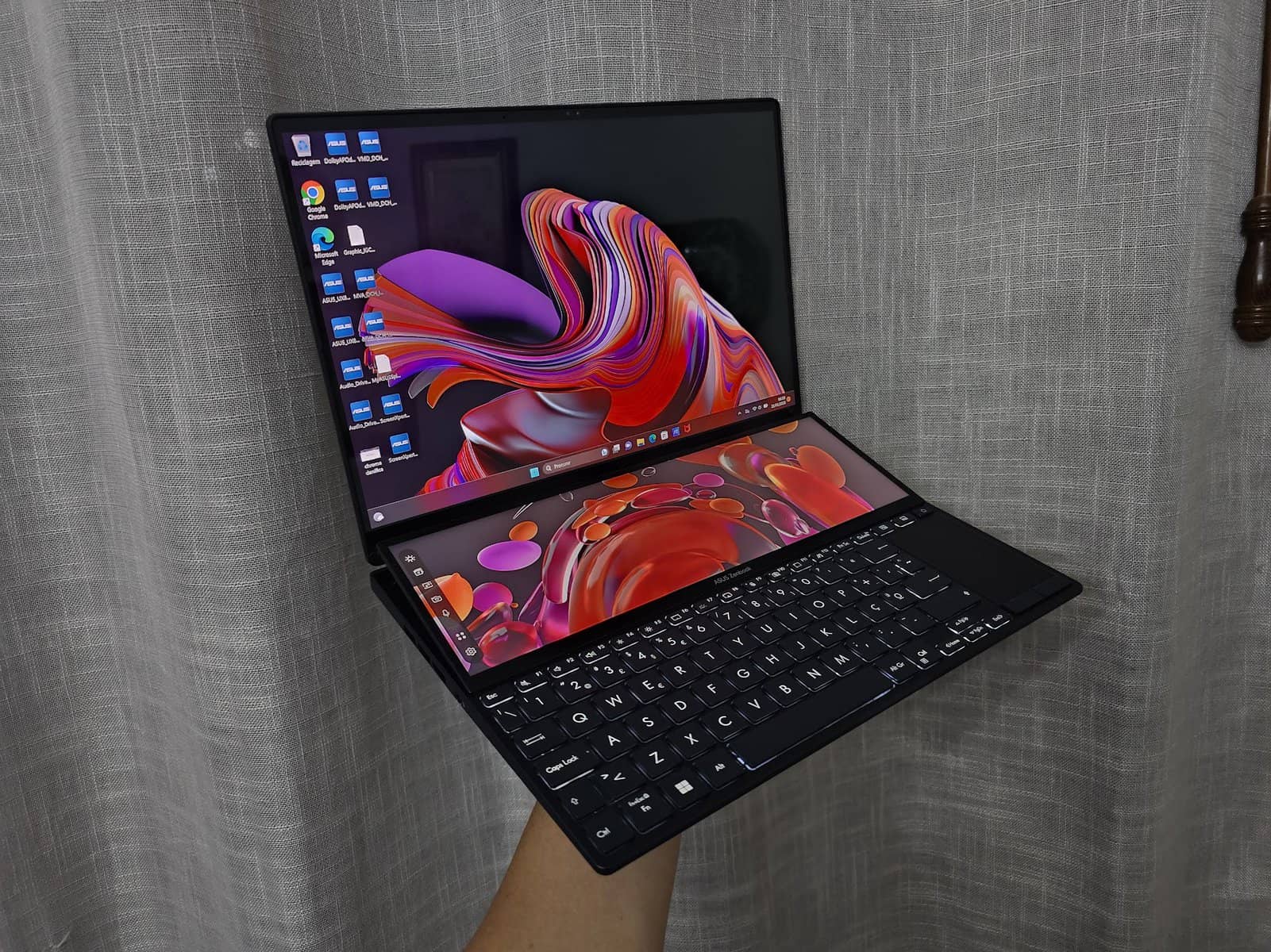 Asus Zenbook Duo Pro Oled Dois Ecrãs Num único Portátil Inforsalvador 2511