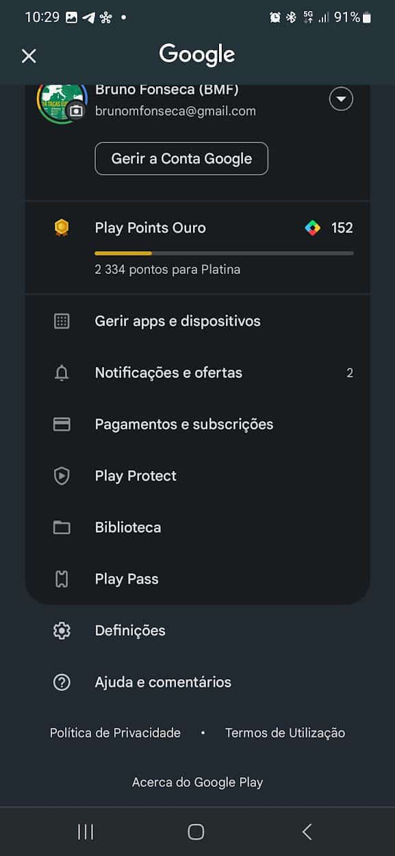 recuperar aplicações apagadas do smartphone Android