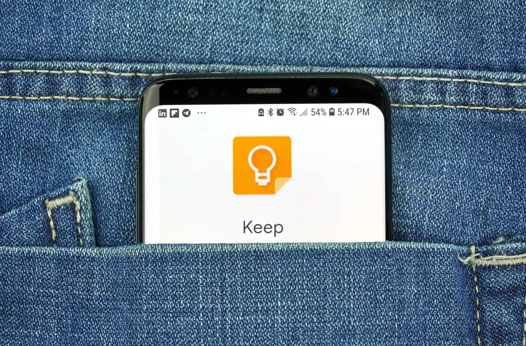 Google Keep inteligência artificial