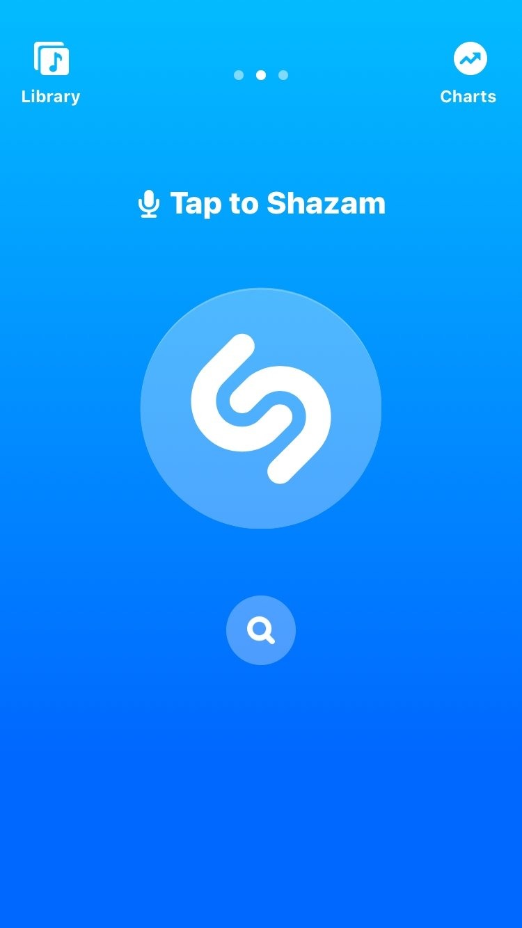 Shazam no iOS