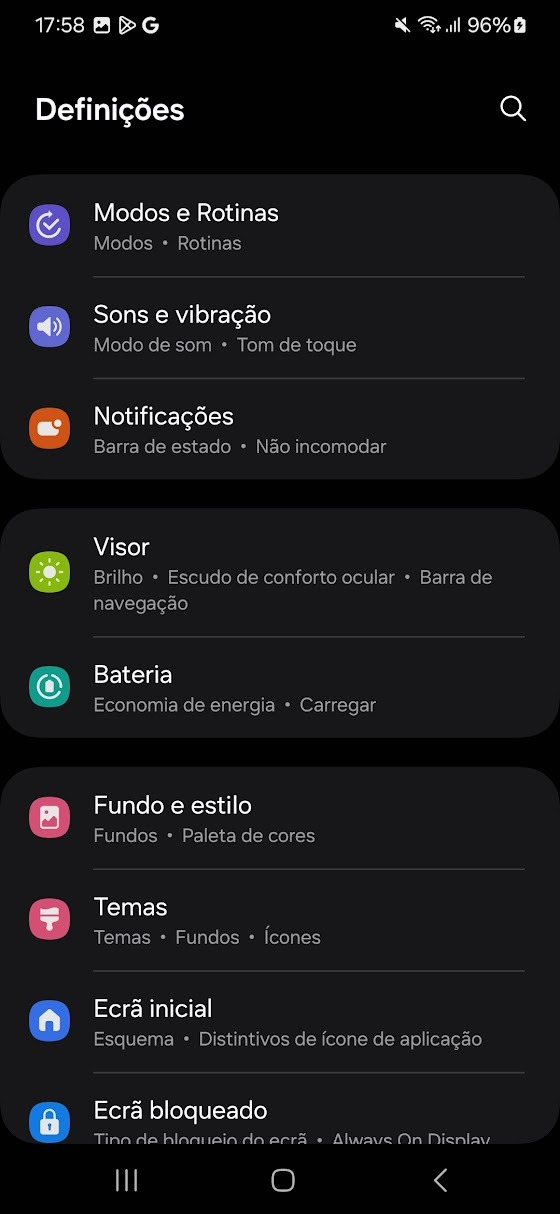 controlar o volume do smartphone Android