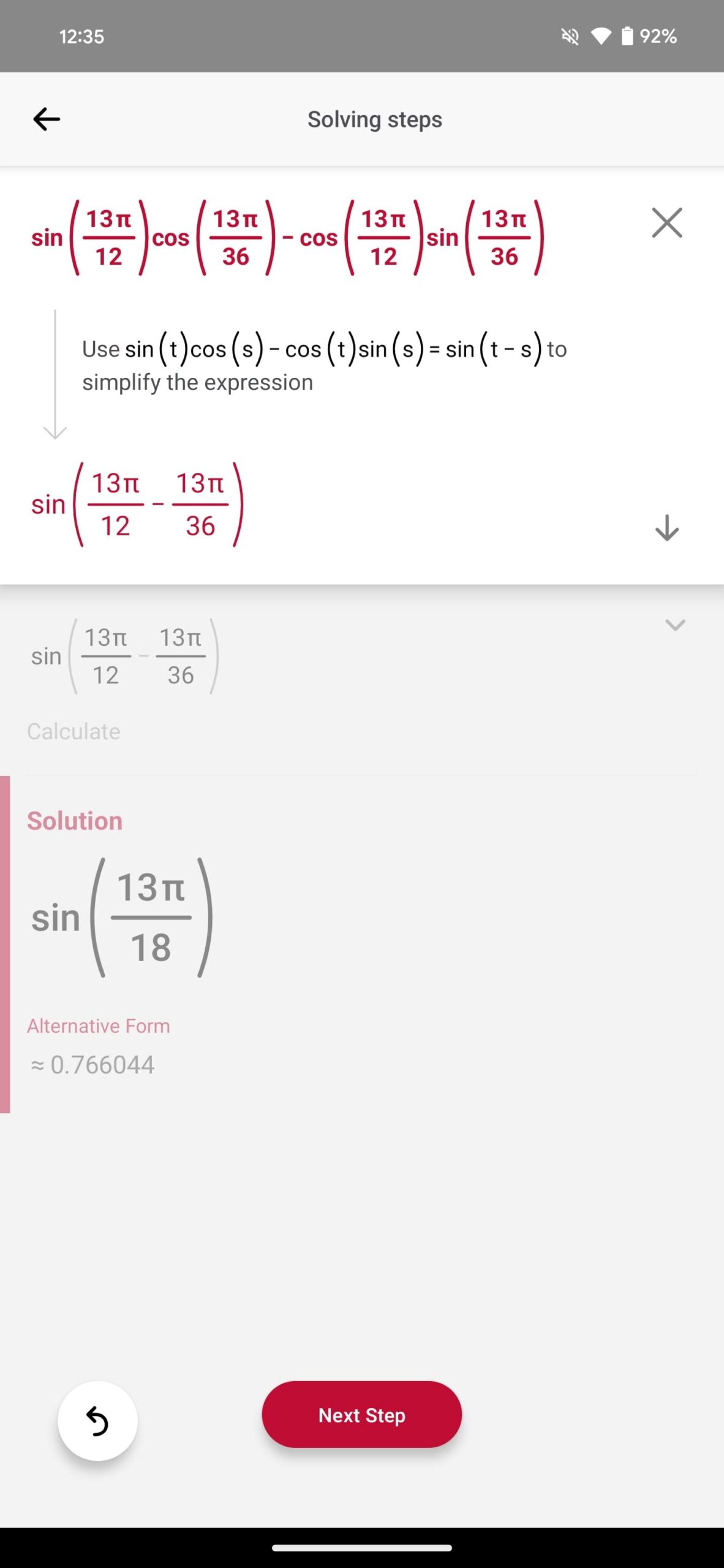 resolver problema de matemática