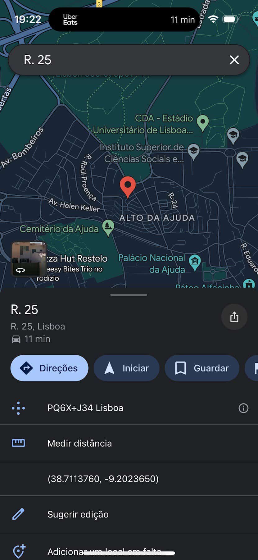 consegue fazer isto no google maps para além de navegar!