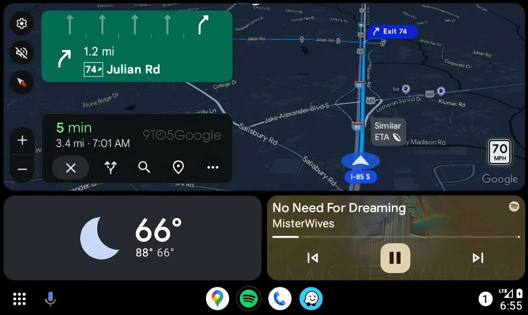 abandonar o Android Auto