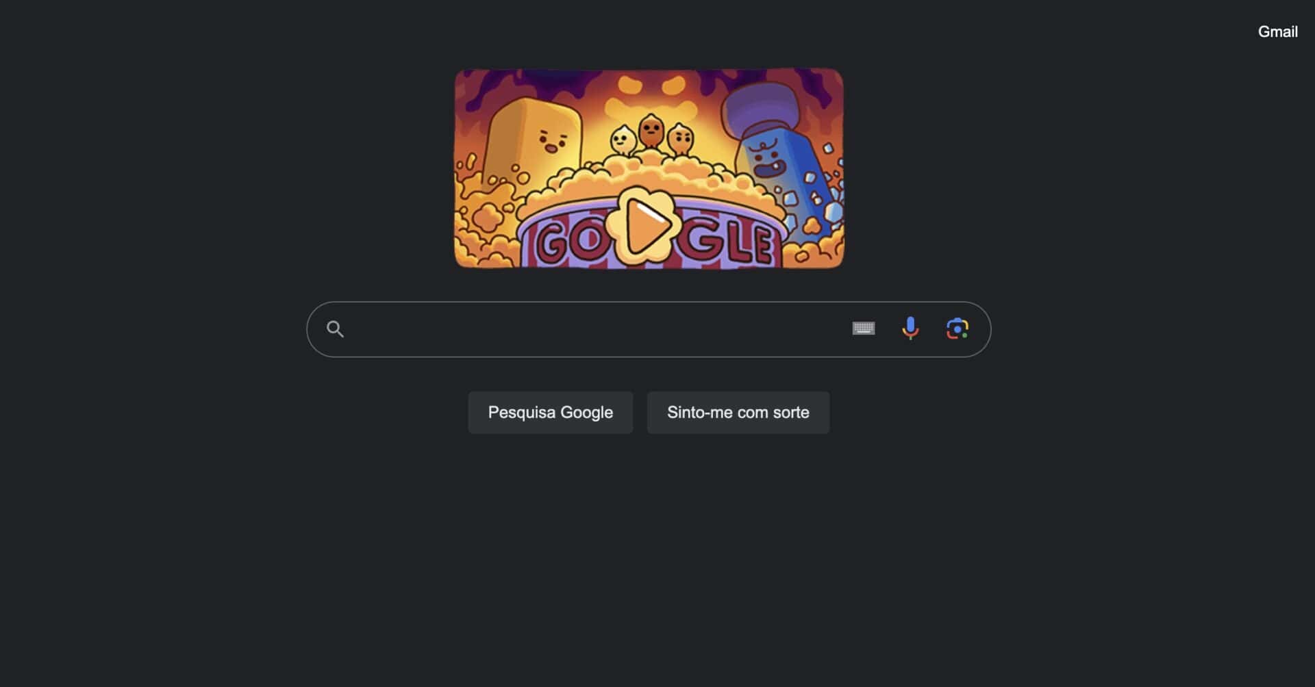 Google está a dar um jogo de pipocas para multi-jogadores!