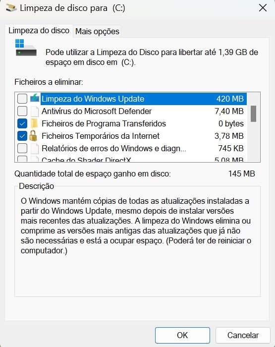 como ter mais espaço de armazenamento no windows 11