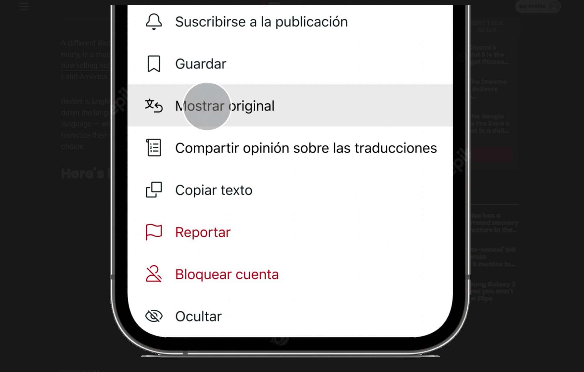 reddit acaba de ganhar a função de tradução automática