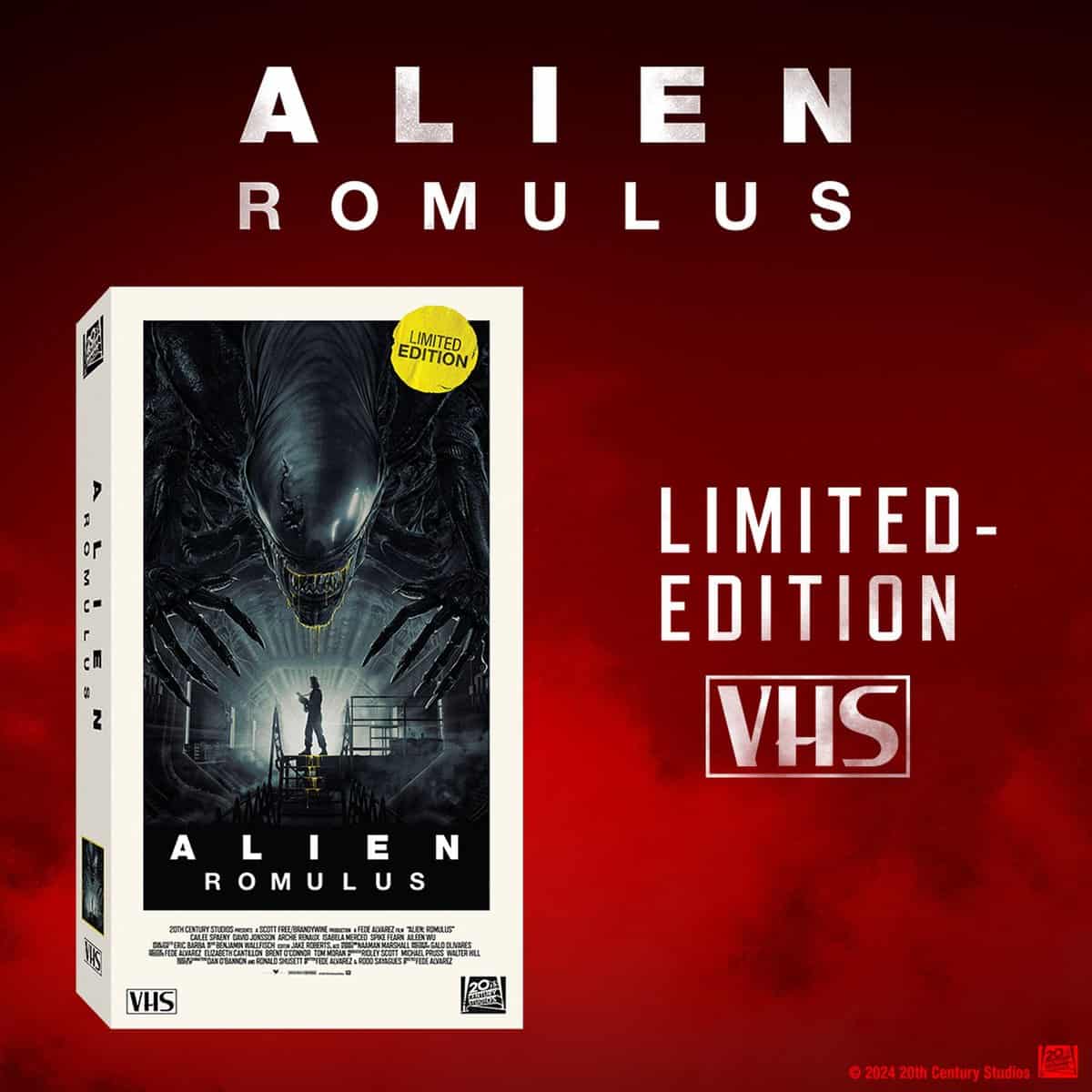 alien: romulus vai chegar em vhs. tem um leitor em casa?