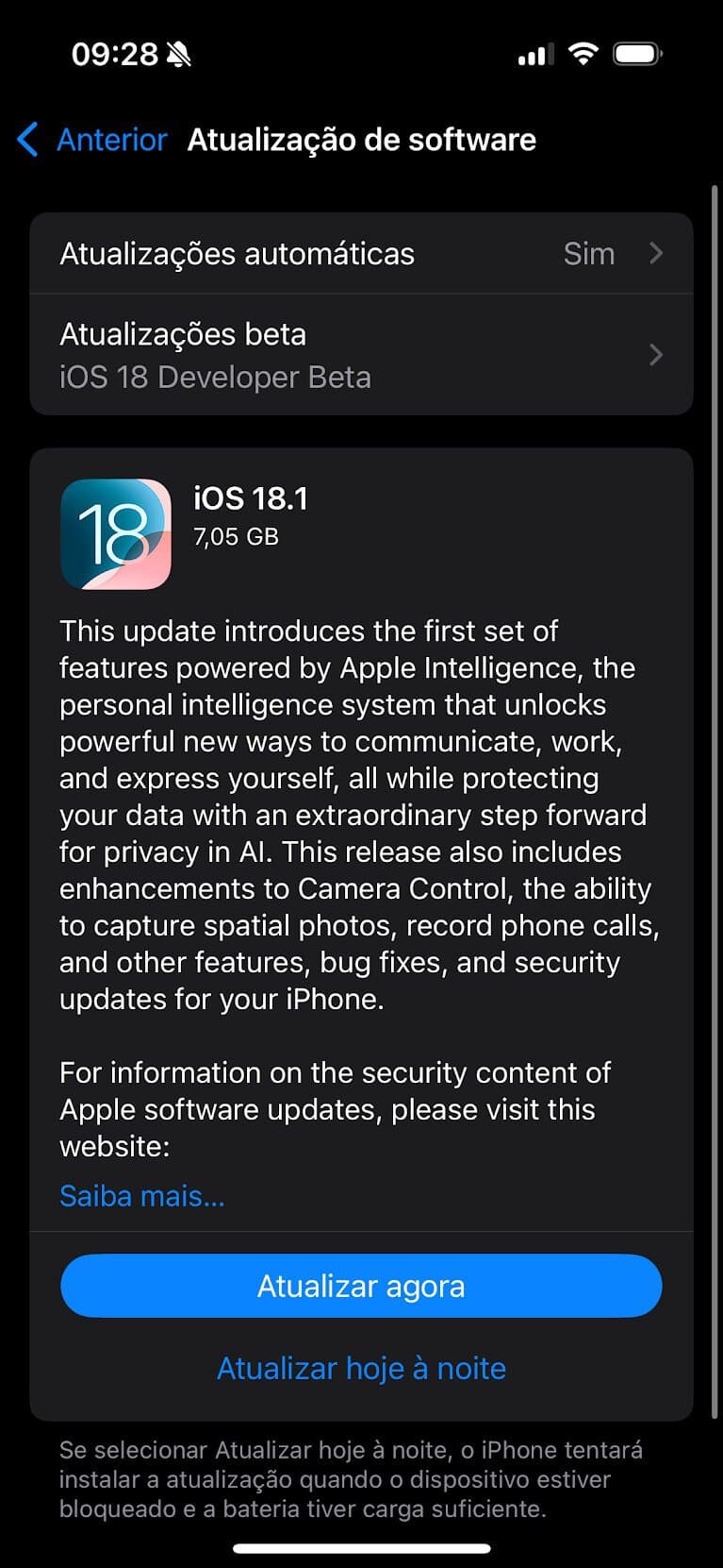 já pode experimentar o apple intelligence sem instalar o ios beta!