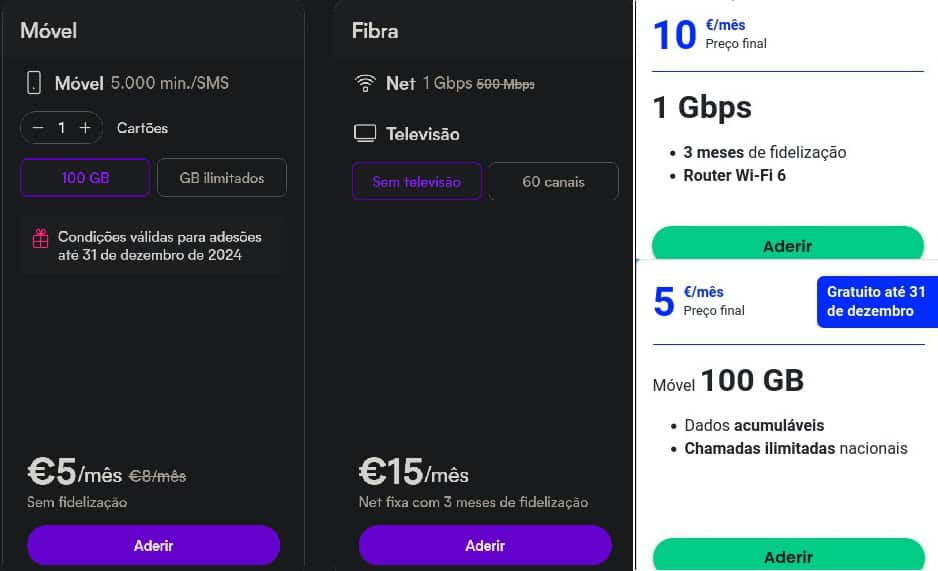 digi vs uzo / woo / amigo - onde está o low-cost?