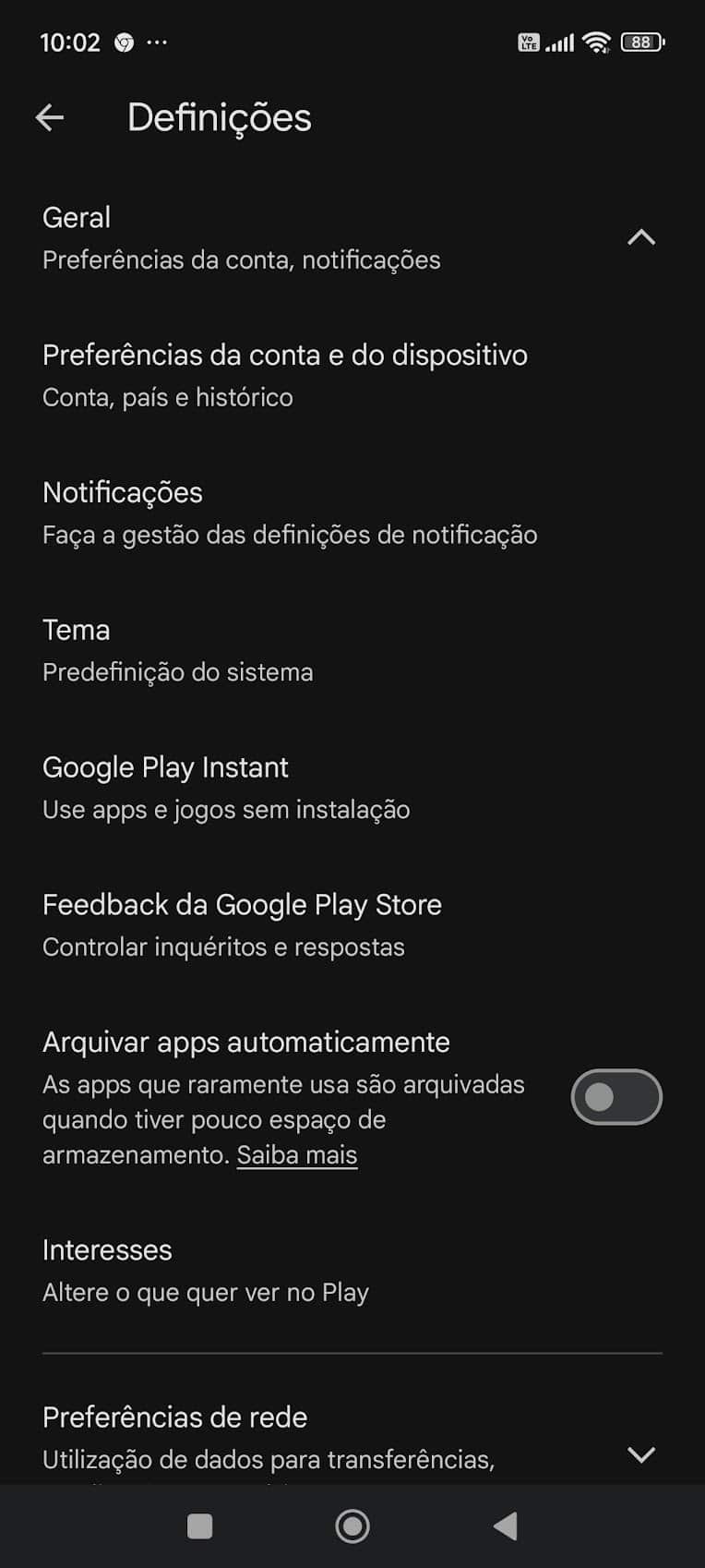 android: como recuperar espaço sem apagar nada