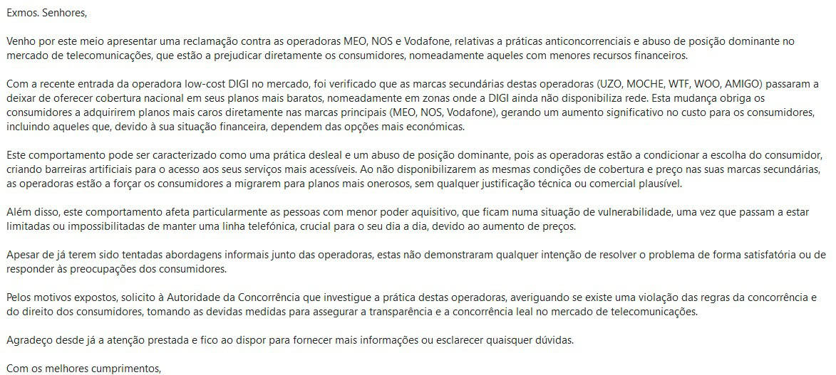 retirada de cobertura de fibra? autoridade da concorrência respondeu!