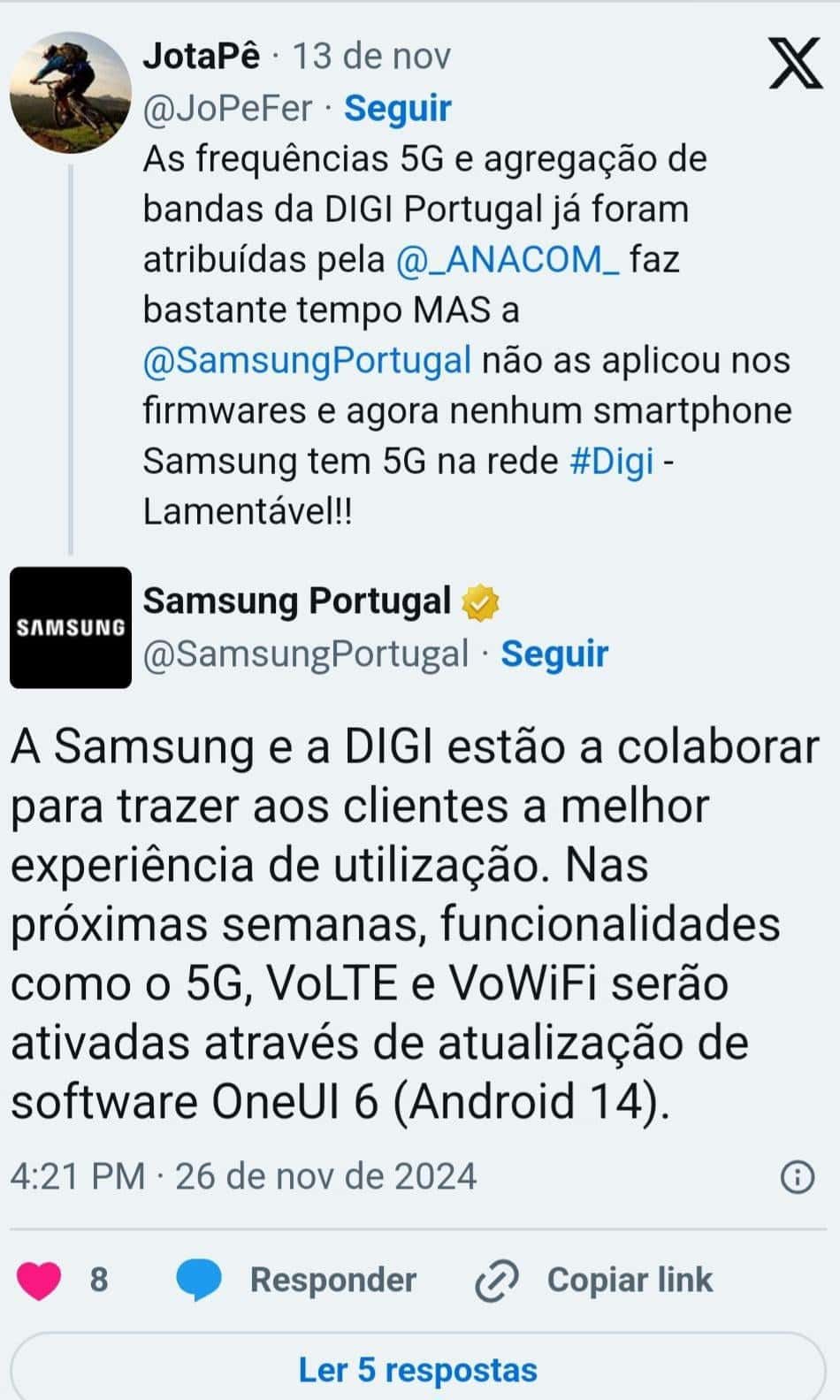 5g digi está a caminho dos smartphones samsung