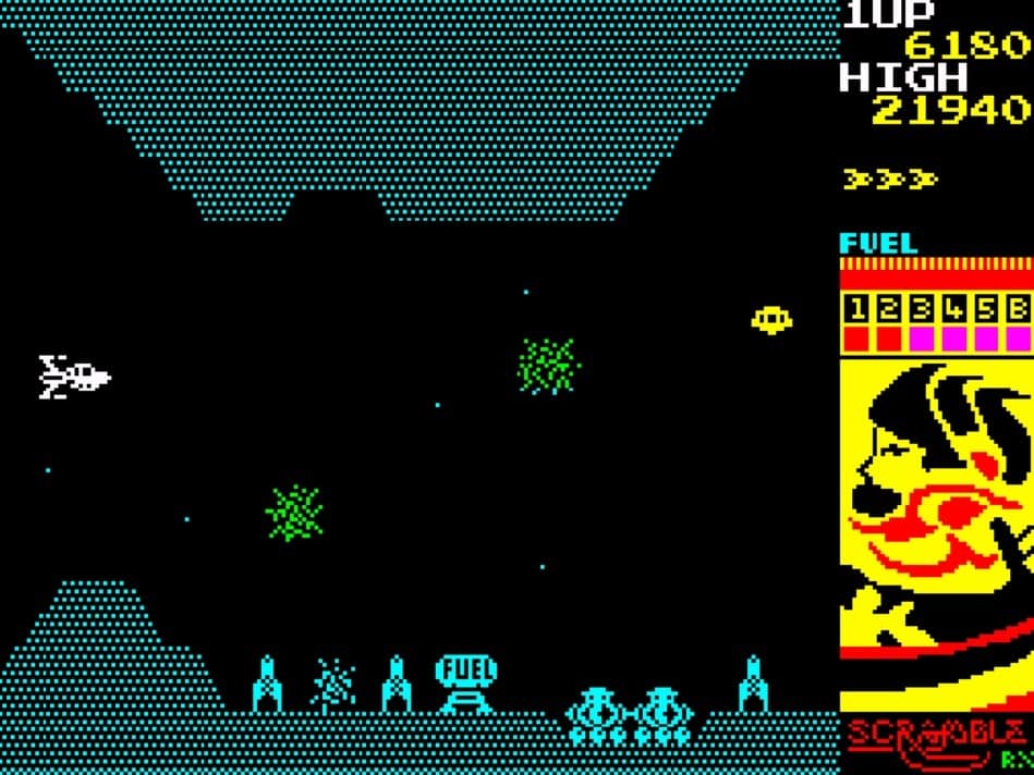 sábado retro: scramble rx para o zx spectrum! vale a pena