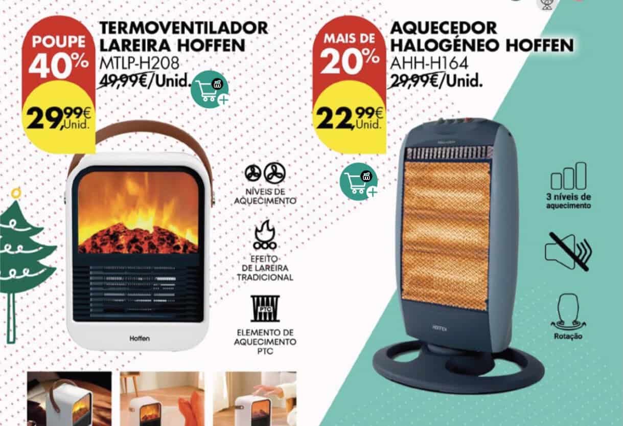 termoventilador lareira do pingo doce está a um super-preço!