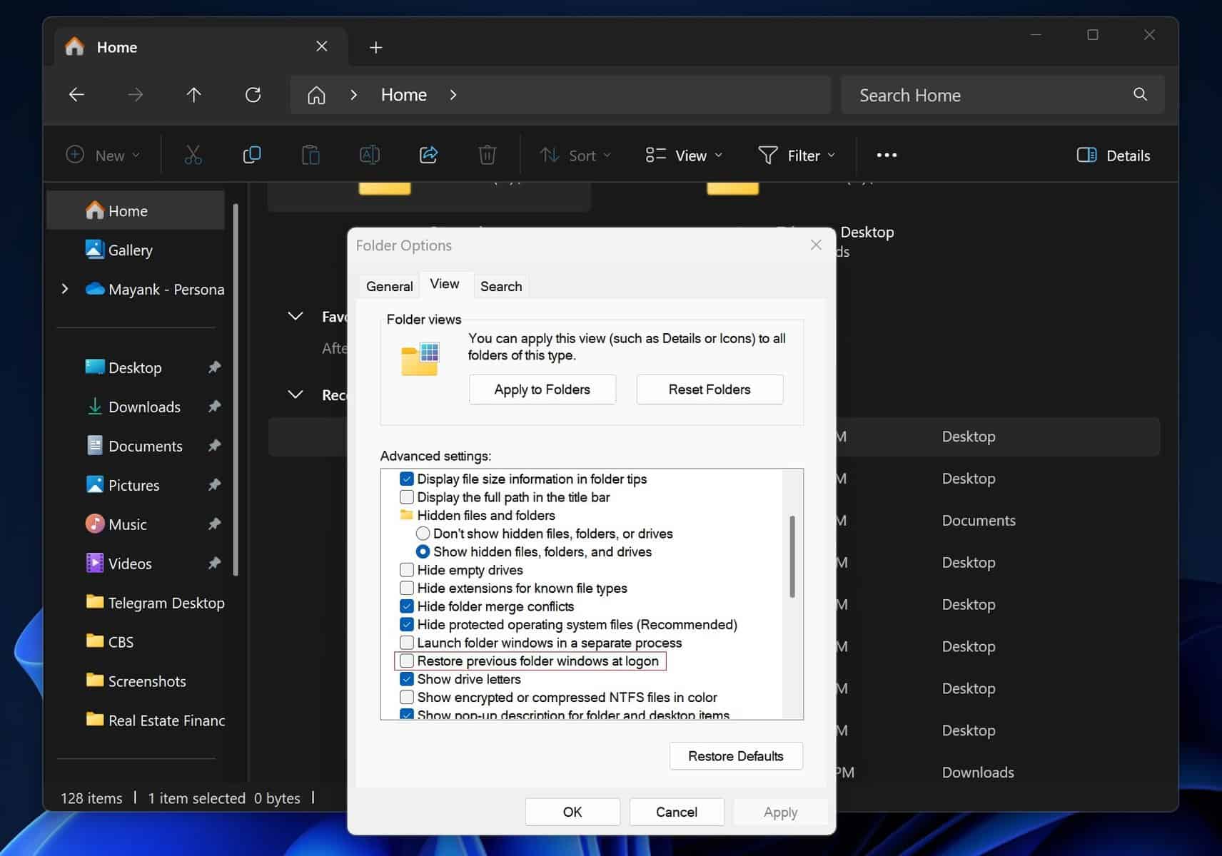 Explorador de Ficheiros do Windows 11 novidades