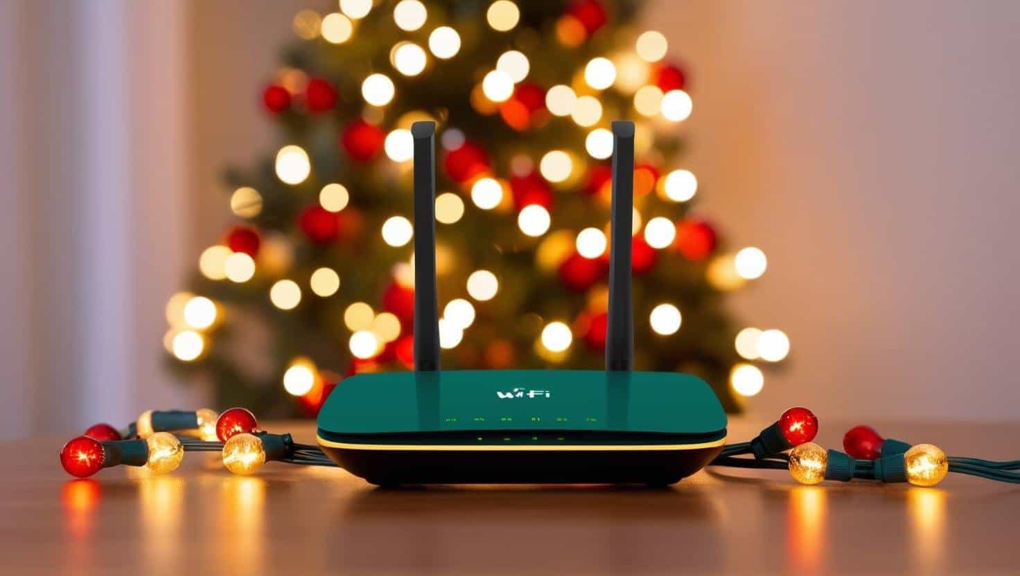 sabia que as luzes de natal não são amigas do seu wi-fi?