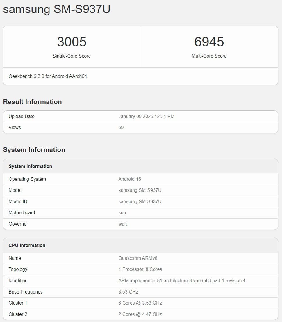 galaxy s25 slim vai ter soc de topo! mas... a performance sofre!