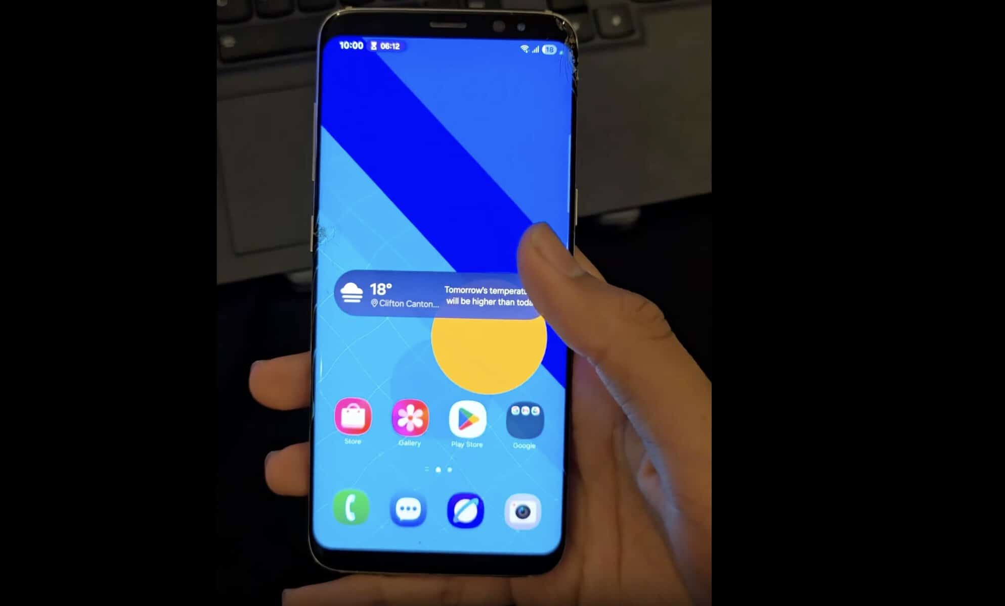 já conseguiram instalar o one ui 7 no galaxy s8 e é rápido!