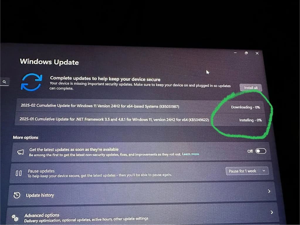 atualização obrigatória do windows 11 está a dar problemas!