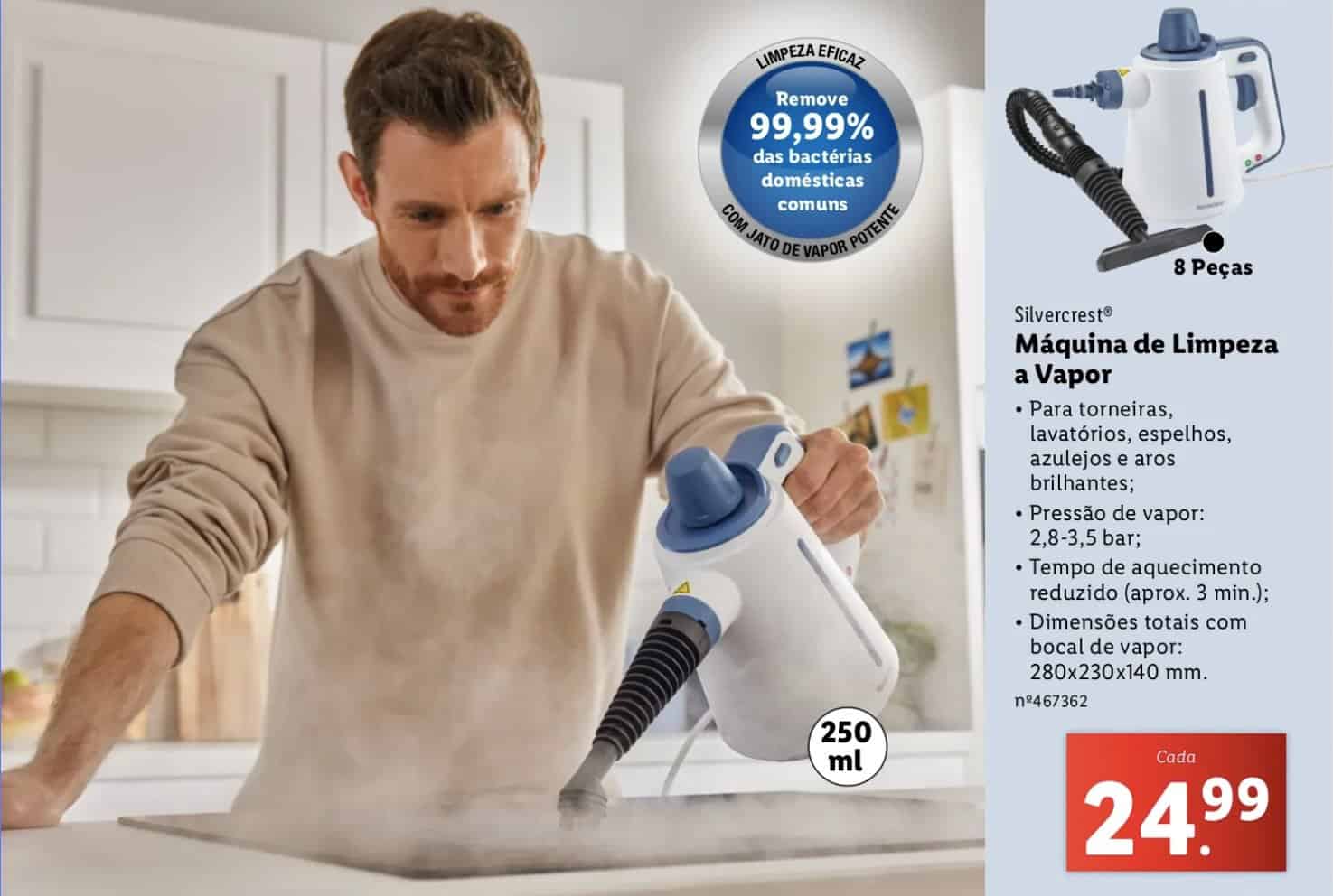 máquina de limpeza a vapor do lidl tem preço inacreditável!