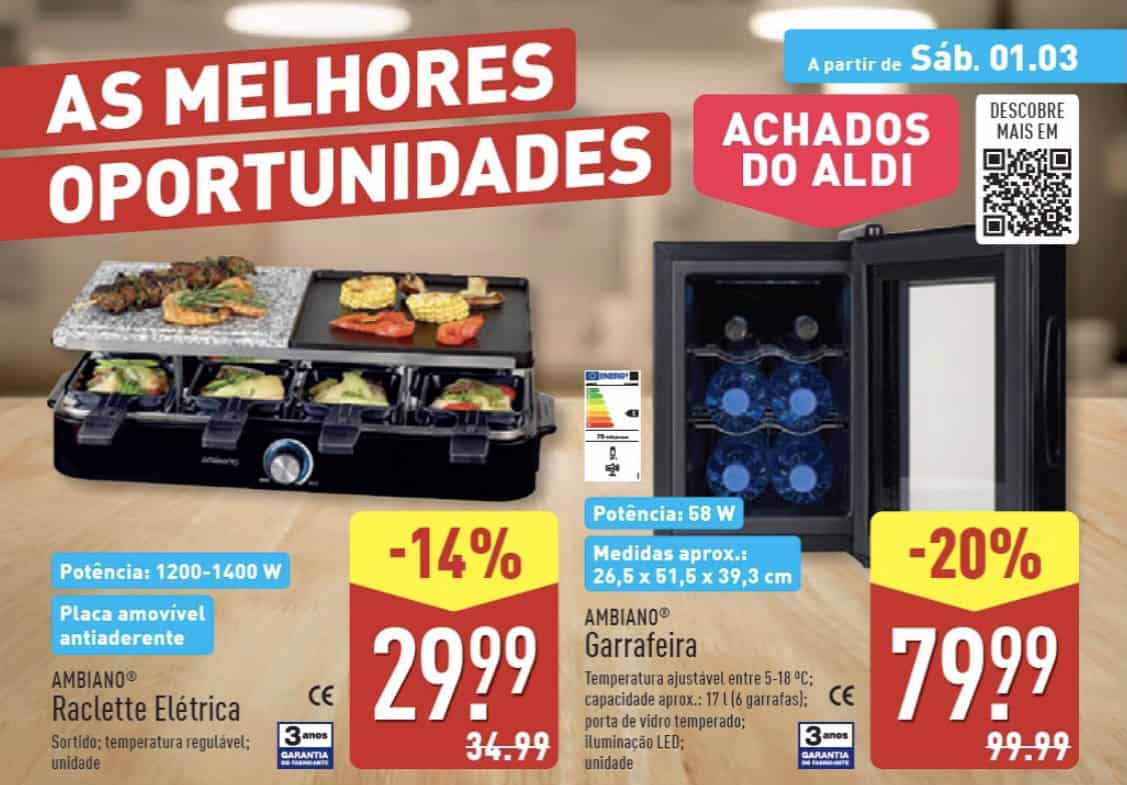 está tudo à espera da raclette elétrica do aldi! super-preço!