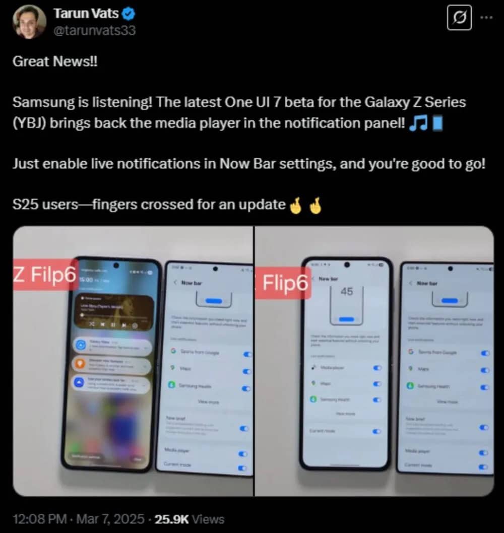 one ui 7 da samsung resolveu um problema que tinha criado